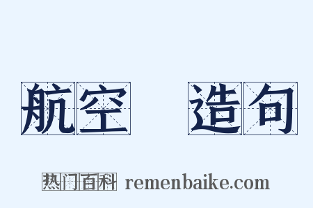 航空機造句是什么意思的图片